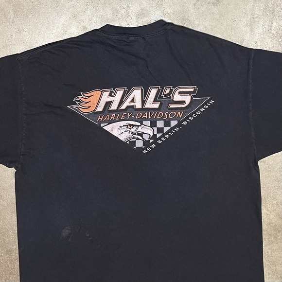 VTG Harley Davidson 100 Years Wisconsin 2003 Y2K T-Shirt USA - Picture 4 of 9